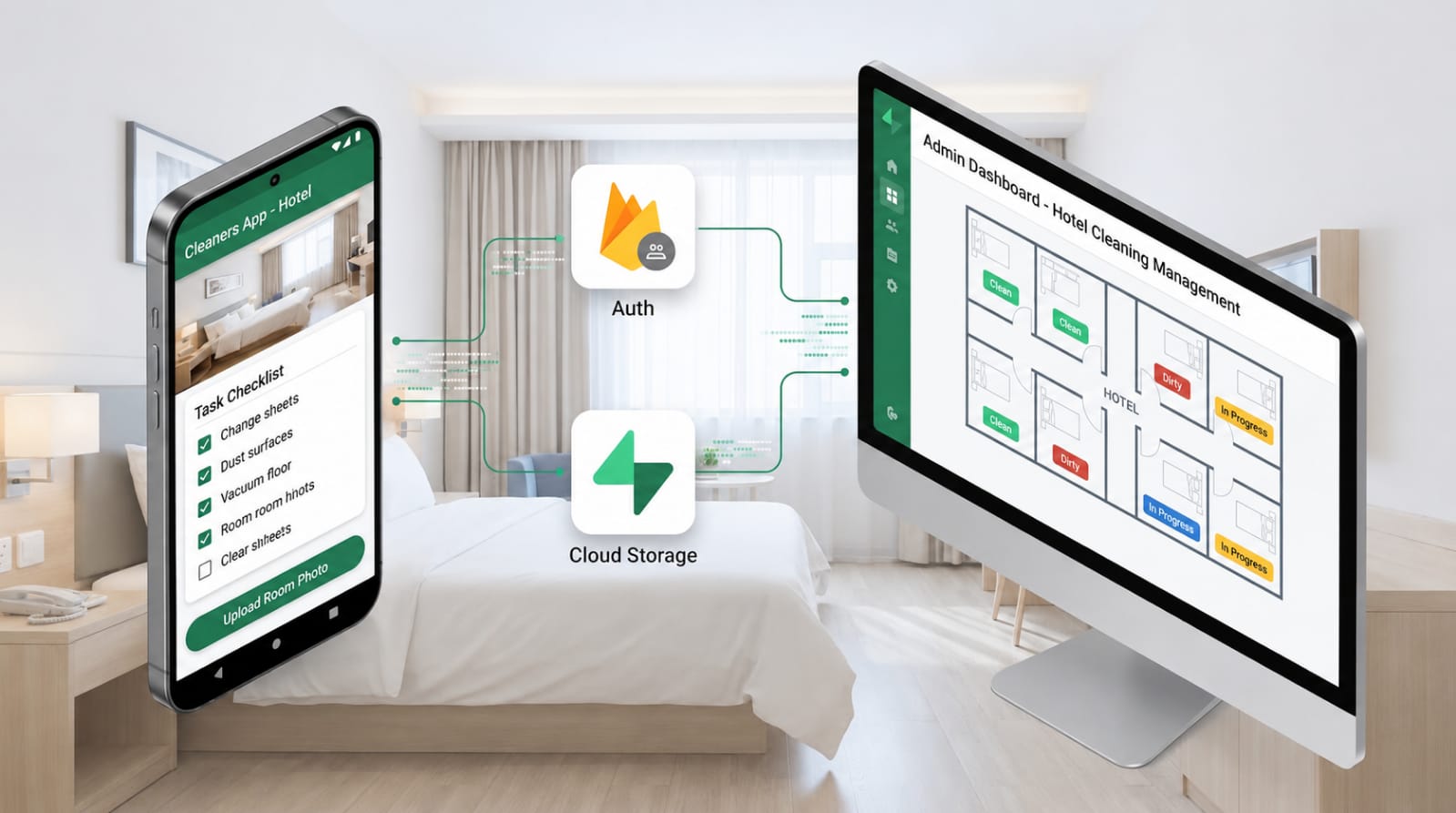 Cleaners App Screenshot